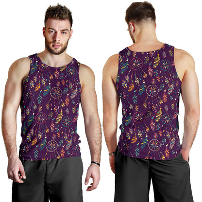 Dream Catcher Boho Design Men Tank Top