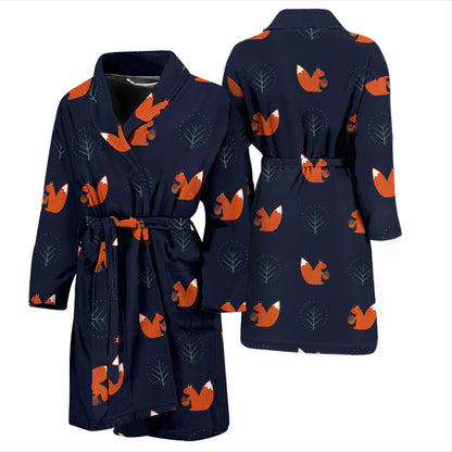 Squirrel Print Design LKS303 Men Bathrobe