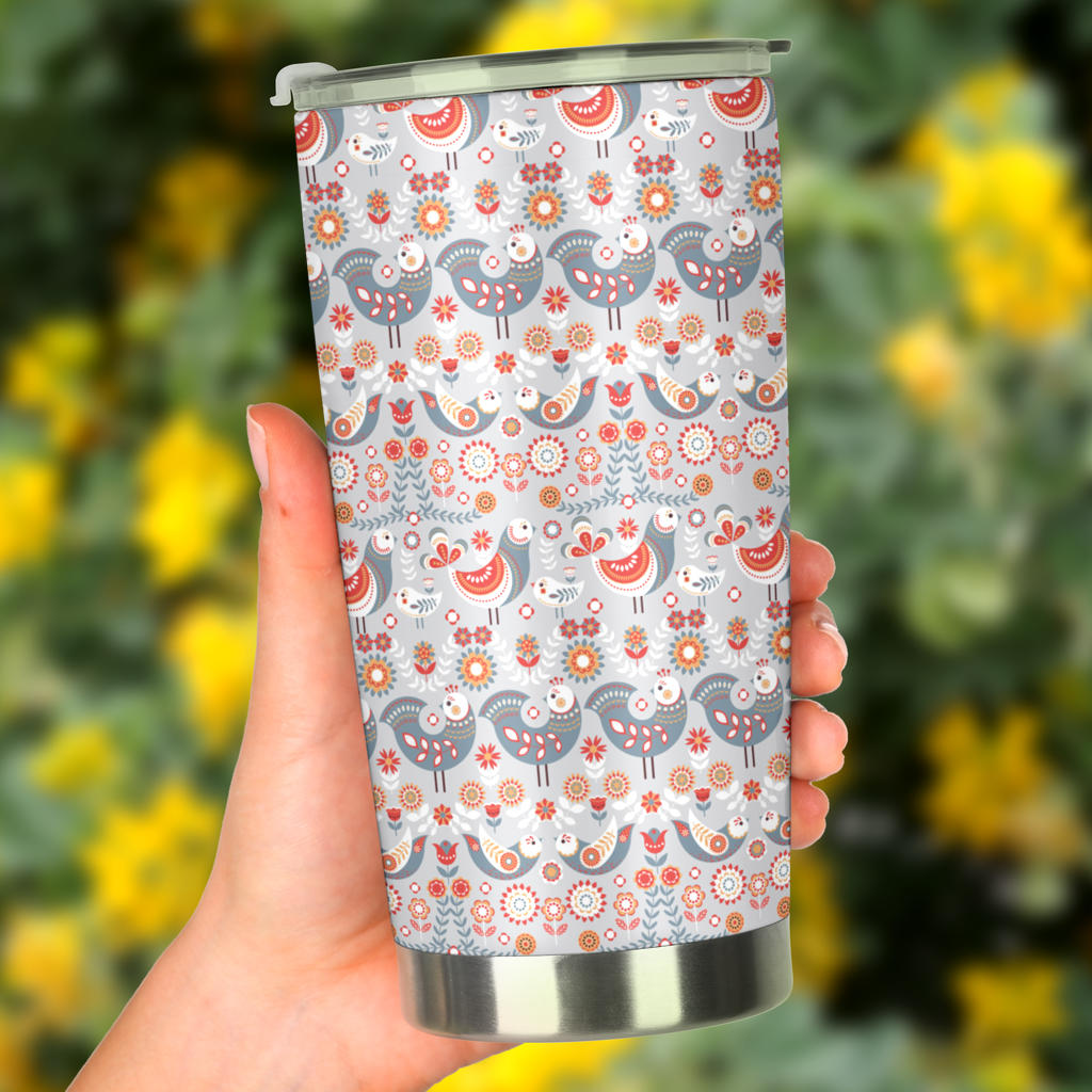 Swedish Nordic Design Print Tumbler