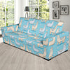 Alpaca Pattern Print Design 06 Sofa Slipcover