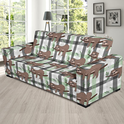 Sloth Print Design LKS301 Sofa Slipcover
