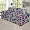 Bird Of Paradise Pattern Print Design 03 Sofa Slipcover