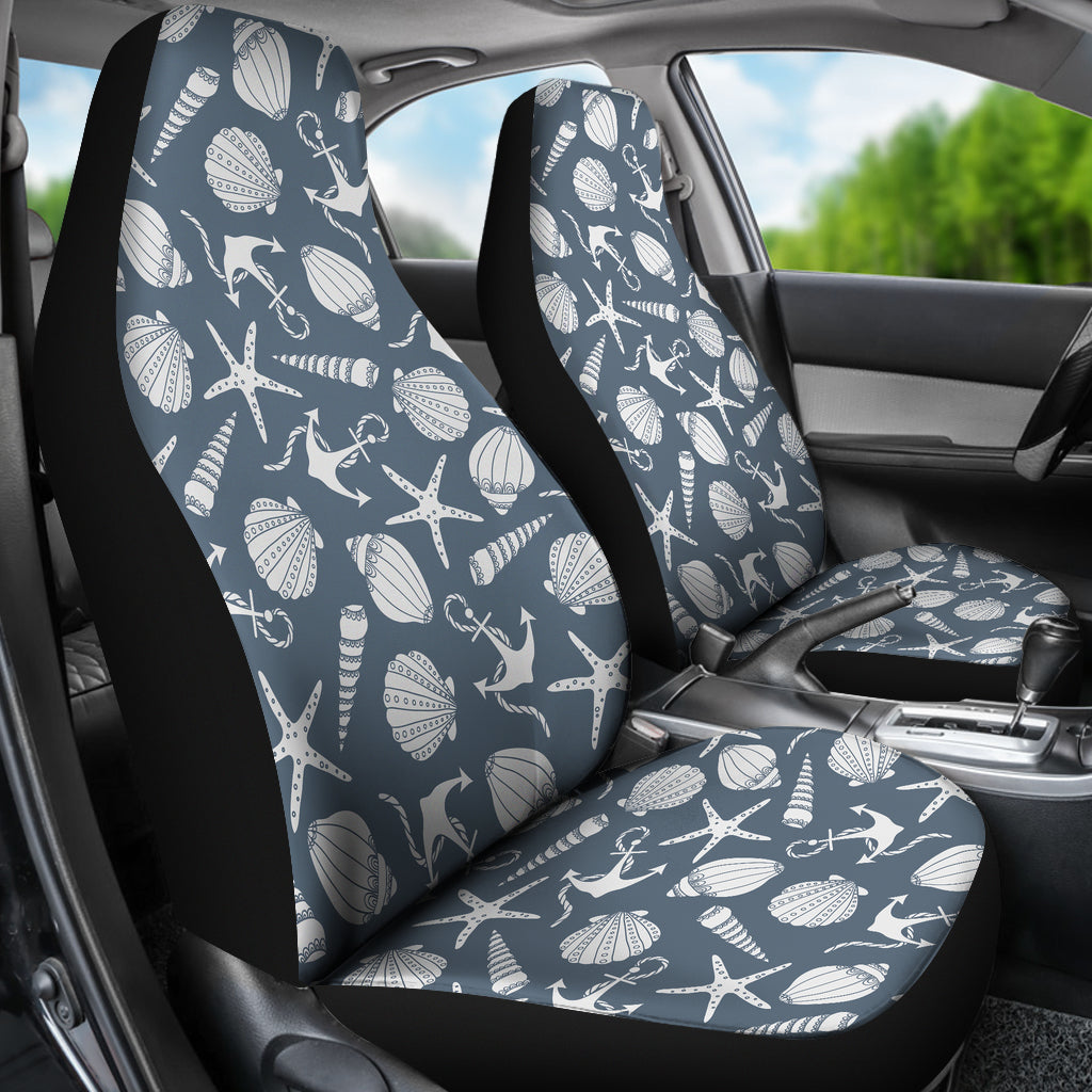 Seashell Print Design LKS306 Car Seat Covers