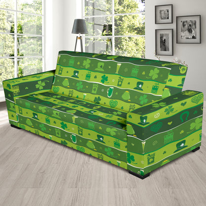 Shamrock Print Design LKS303 Sofa Slipcover