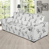 Brain cancer Pattern Print Design 01 Sofa Slipcover