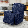 Seashell Print Design LKS3011 Recliner Slipcover