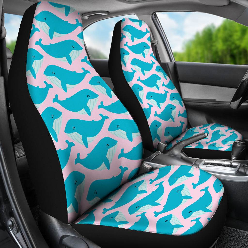 Whale Print Design LKS302 Car Seat Covers