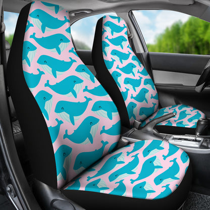 Whale Print Design LKS302 Car Seat Covers