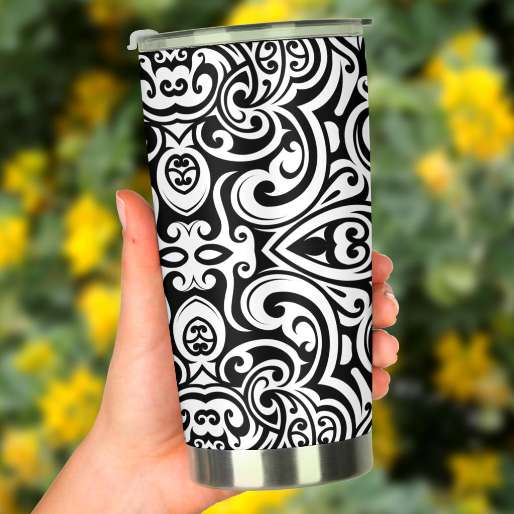 Polynesian Tattoo Pattern Tumbler