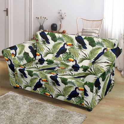 Toucan Print Design LKS308 Loveseat Couch Slipcover