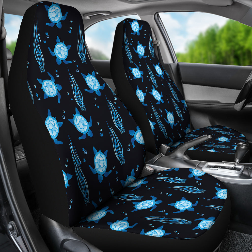 Sea Turtle Print Design LKS3013 Car Seat Covers