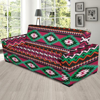 Mexican Pattern Print Design 01 Sofa Slipcover