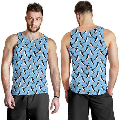 Penguin Dance Pattern Men Tank Top