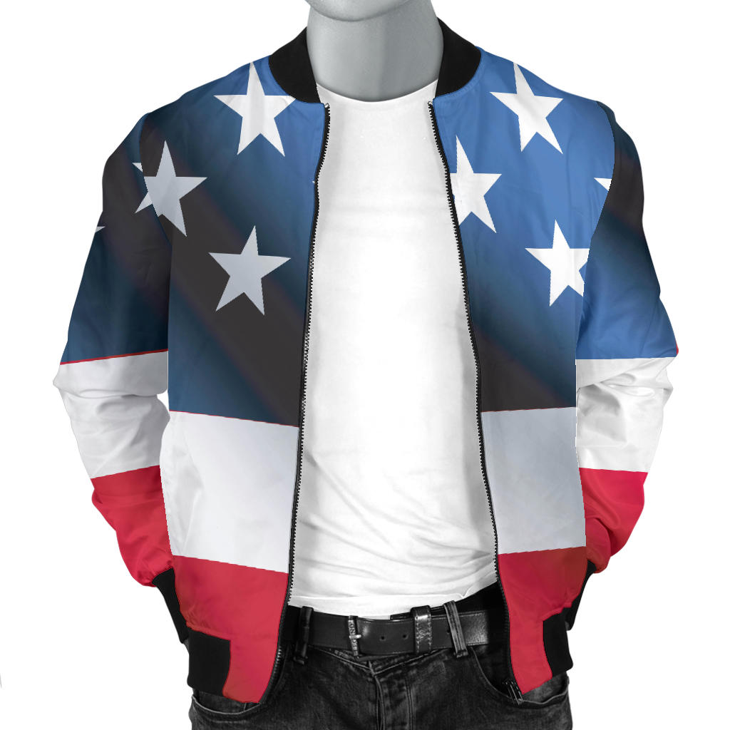 American flag Classic Men Bomber Jacket