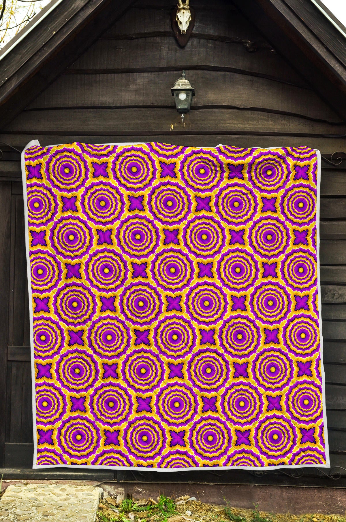 Optical illusion Expansion Quilt Bedspread