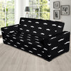 Mustache Pattern Print Design A04 Sofa Slipcover