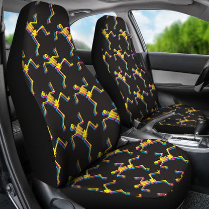Skeleton Skeleton 3D Print Design LKS301 Car Seat Covers