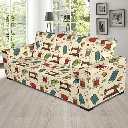 Sewing Equipment Print Design LKS303 Sofa Slipcover