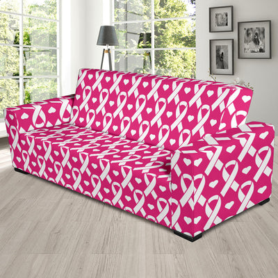 Breast cancer Pattern Print Design 05 Sofa Slipcover