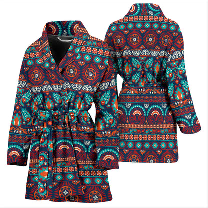 Suzani Print Design LKS302 Women Bathrobe