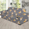 Pembroke Welsh Corgis Pattern Print Design A02 Sofa Slipcover