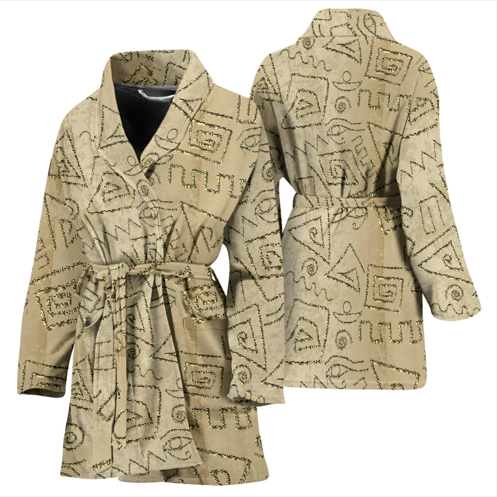 Ancient Greek Print Design LKS3013 Women Bathrobe