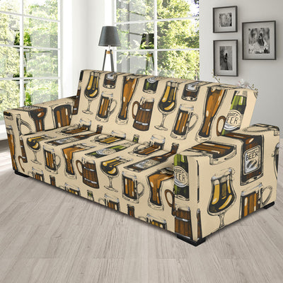 Beer Pattern Print Design 04 Sofa Slipcover