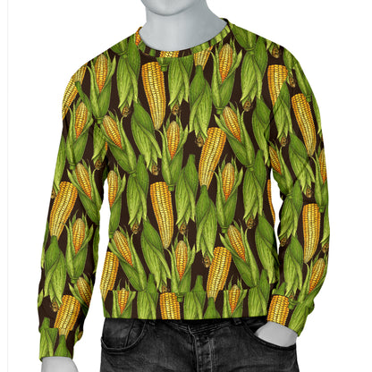 Agricultural Corn cob Print Men Long Sleeve Sweatshirt