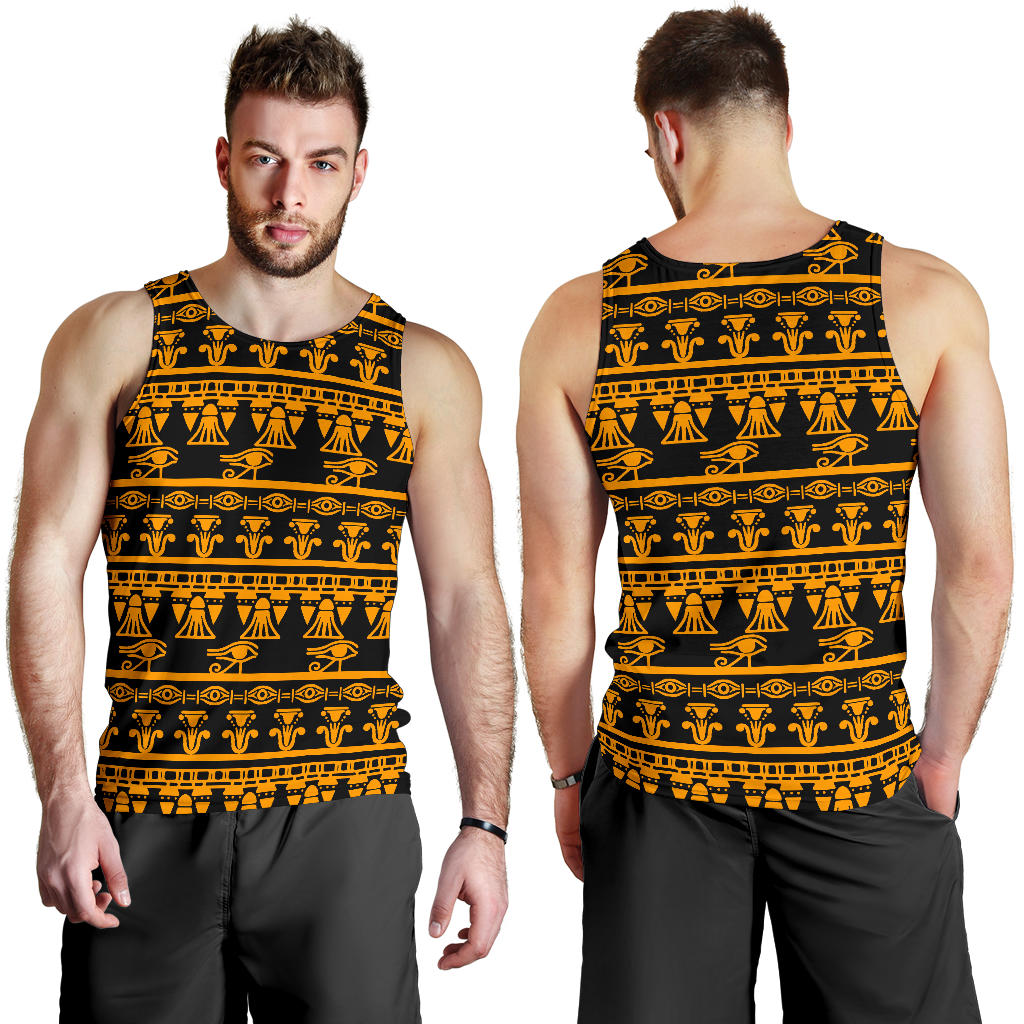 Eye of Horus Tribal Egypt Pattern Men Tank Top