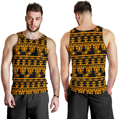 Eye of Horus Tribal Egypt Pattern Men Tank Top