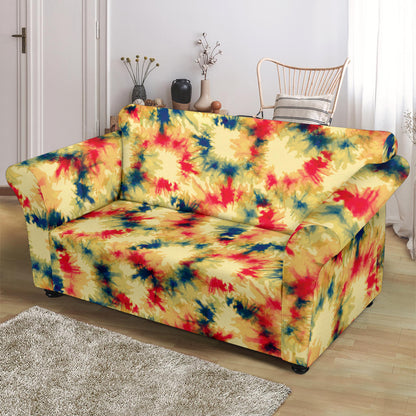 Tie Dye Print Design LKS302 Loveseat Couch Slipcover