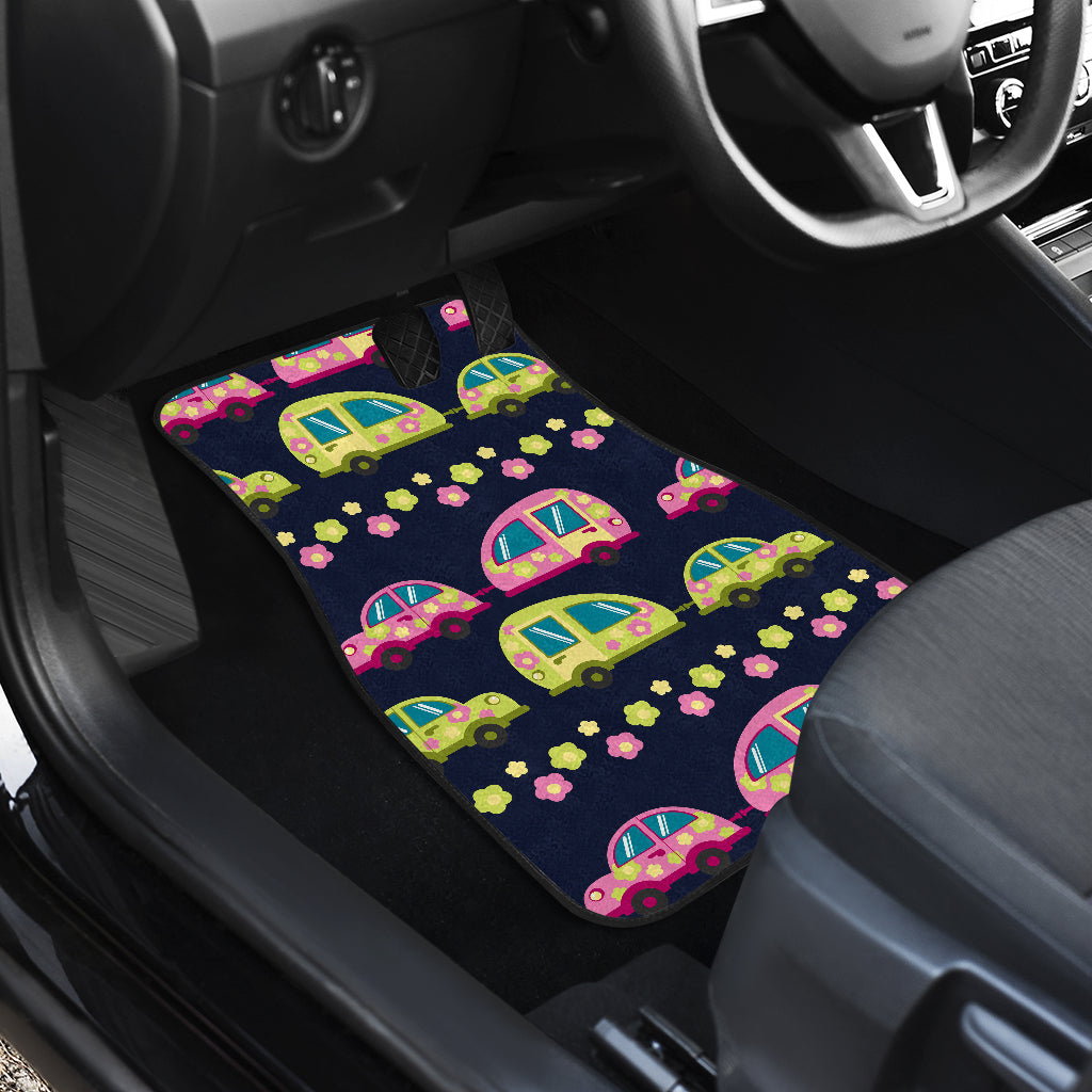 Camper Cute Camping Design No 3 Print Car Floor Mats Front Back