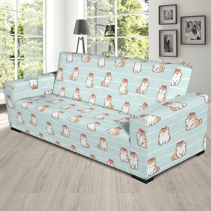 Shiba Inu Print Design LKS3011 Sofa Slipcover