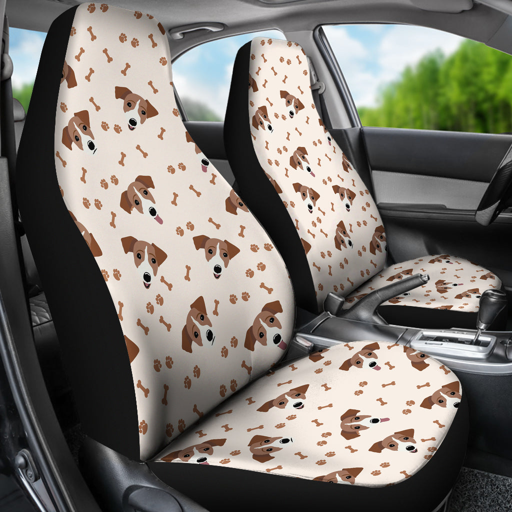 Russell Terriers Paw Print Design LKS303 Car Seat Covers