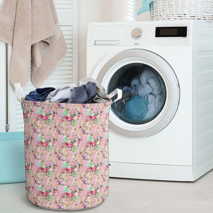 Unicorn Princess with Rose Laundry Basket