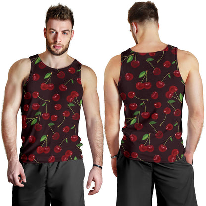Cherry Fresh Pattern Men Tank Top
