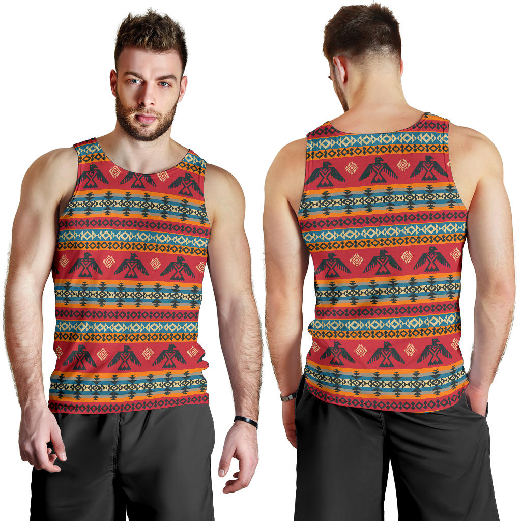 Eagles Native American Design Men Tank Top