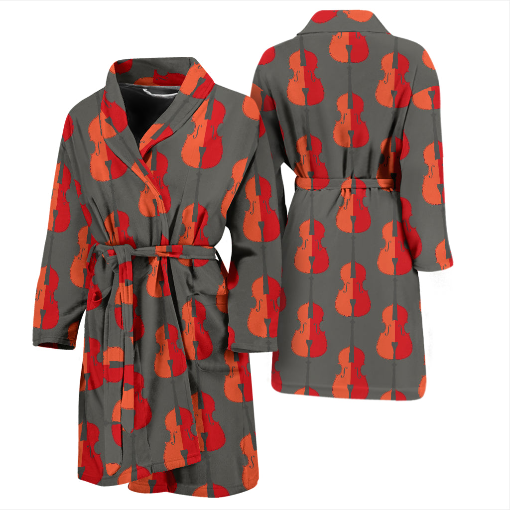 Cello Print Design LKS401 Men Bathrobe