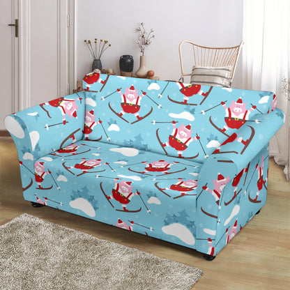 Ski Print Design LKS309 Loveseat Couch Slipcover
