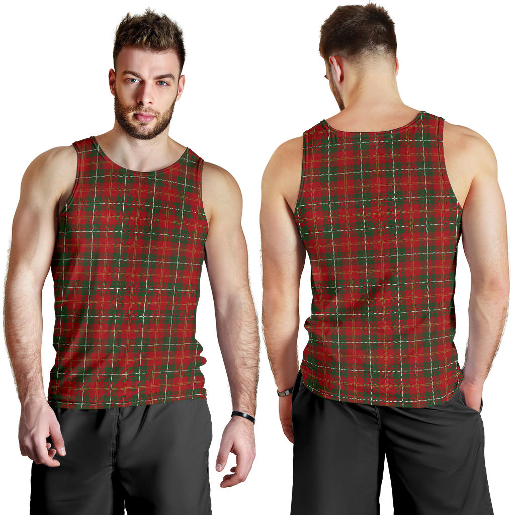 Holiday Tartan Plaid Pattern Men Tank Top