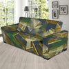 Military Camouflage Pattern Print Design 01 Sofa Slipcover