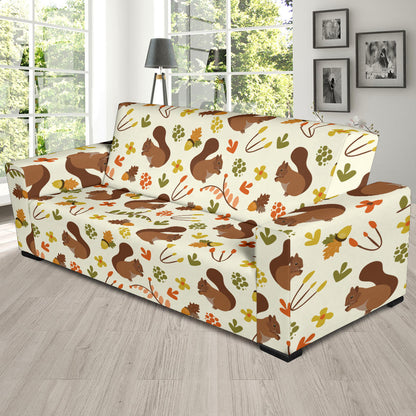 Squirrel Print Design LKS3010 Sofa Slipcover