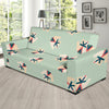 Karate Pattern Print Design 02 Sofa Slipcover