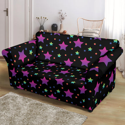 Star Print Design LKS305 Loveseat Couch Slipcover