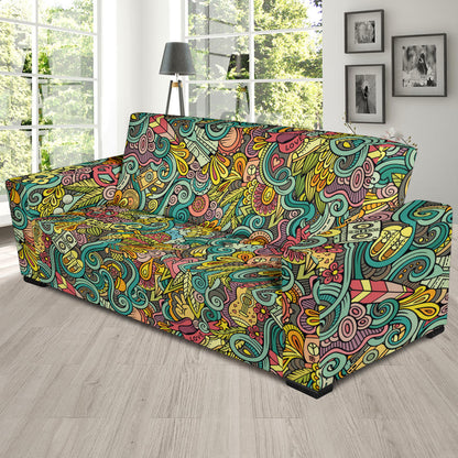 Hippie Print Design LKS302 Sofa Slipcover