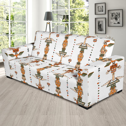 Totem Print Design LKS302 Sofa Slipcover