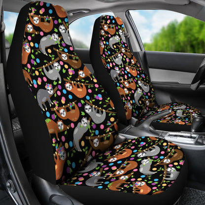 Sloth Print Design LKS306 Car Seat Covers
