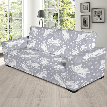 Snowmobile Print Design LKS302 Sofa Slipcover