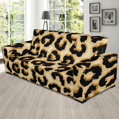 Jaguar Skin Pattern Print Design 02 Sofa Slipcover