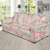 Bass Guitar Pattern Print Design 02 Sofa Slipcover